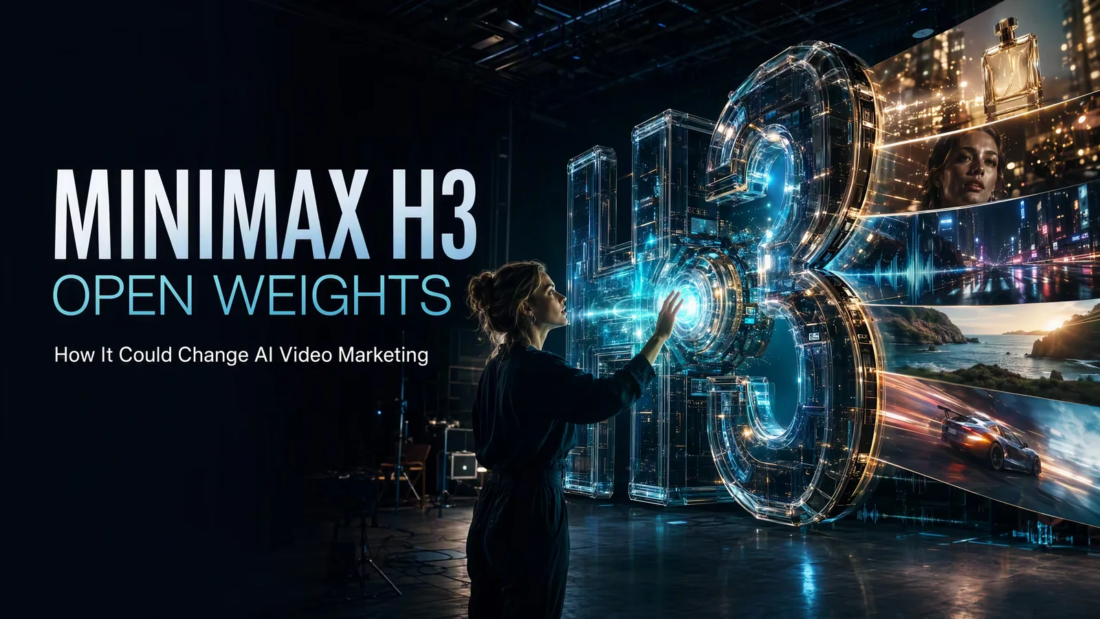 MiniMax H3 open weights and AI video marketing blog cover