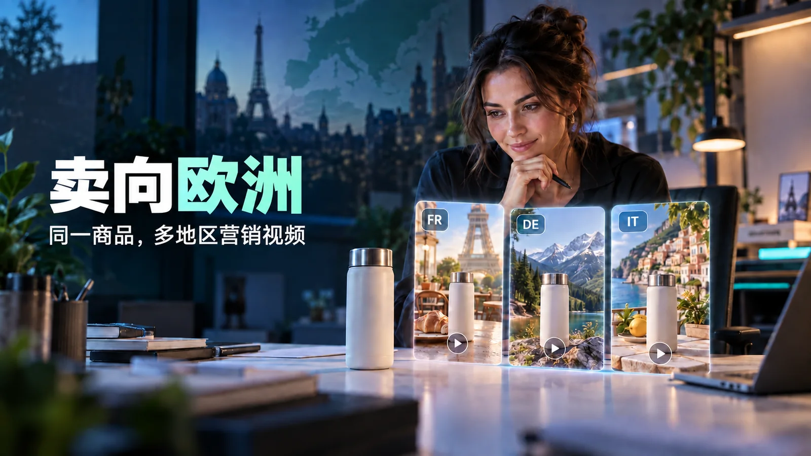 TikTok Shop Sell Across Europe：快速为不同地区制作多语言广告